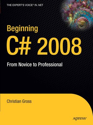 cover image of Beginning C# 2008